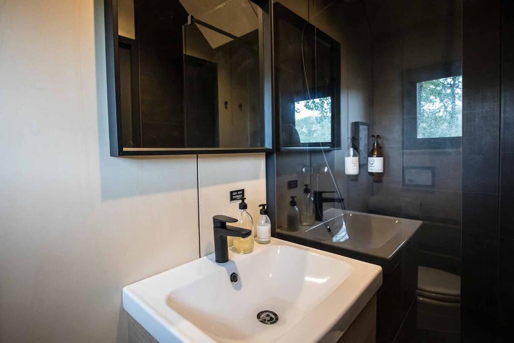 L'Envolee Ecolodge, Tiny House Au Coeur Des Vignes Loches-sur-Ource Ngoại thất bức ảnh